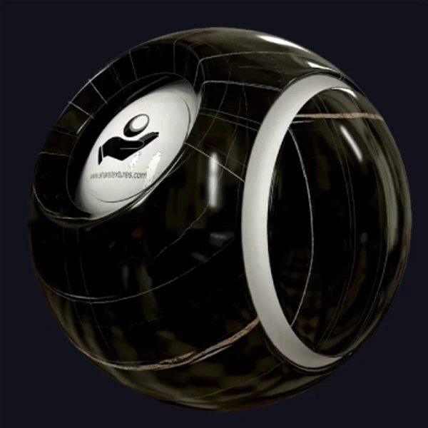 Sahara Black Marble - Floor - PBR texture - from Share Textures