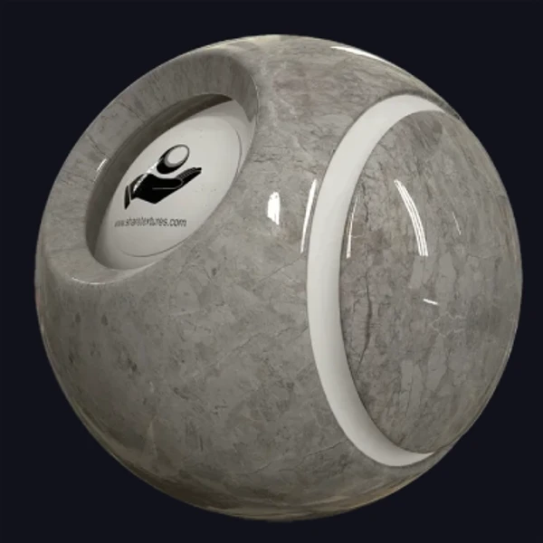 Mystic Grey Marble - Floor - PBR texture - from Share Textures