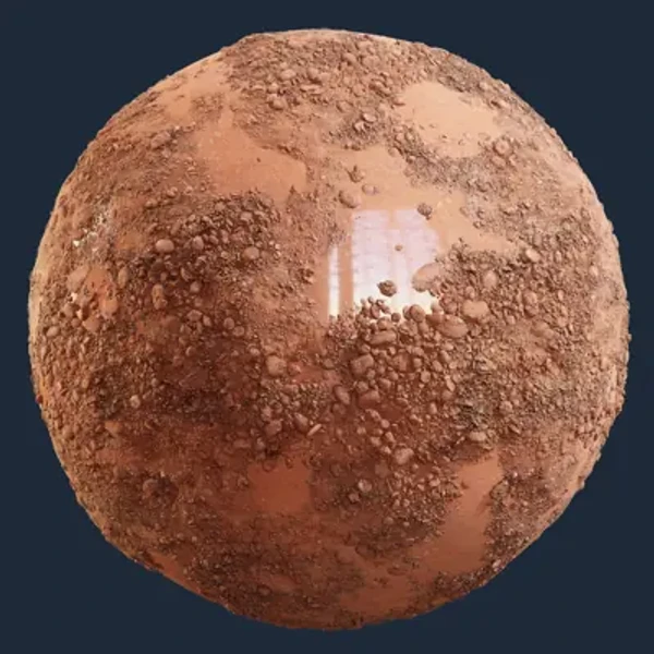Wet Muddy Rocky Terrain – Free Ground PBR Texture