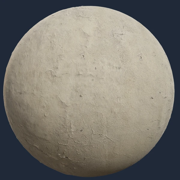 Plain Beige Plaster Wall - PBR texture - from Poly Scan