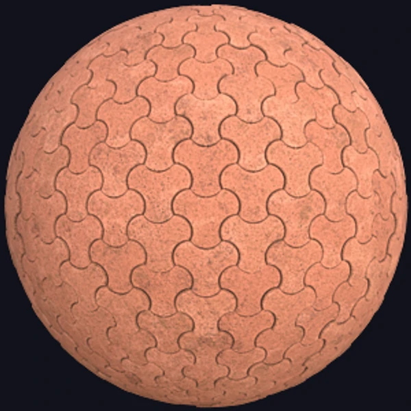 Y-Shape Paver Interlocking Cement Blocks (Tiles 0076)
