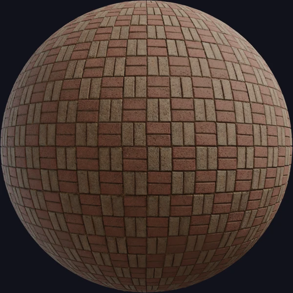 T Brick Floor 002 - PBR texture - from Poly Haven