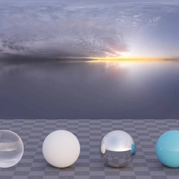 Belfast Sunset Puresky - HDRI map - from Poly Haven