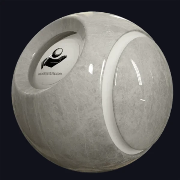 Masseria Light Grey Marble - Floor - PBR texture - from Share Textures