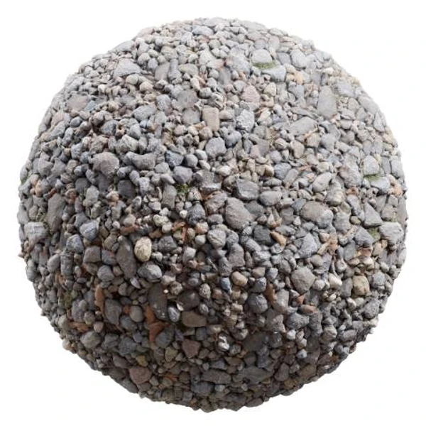 Pebbles 02 - Ground - PBR texture - from cgbookcase