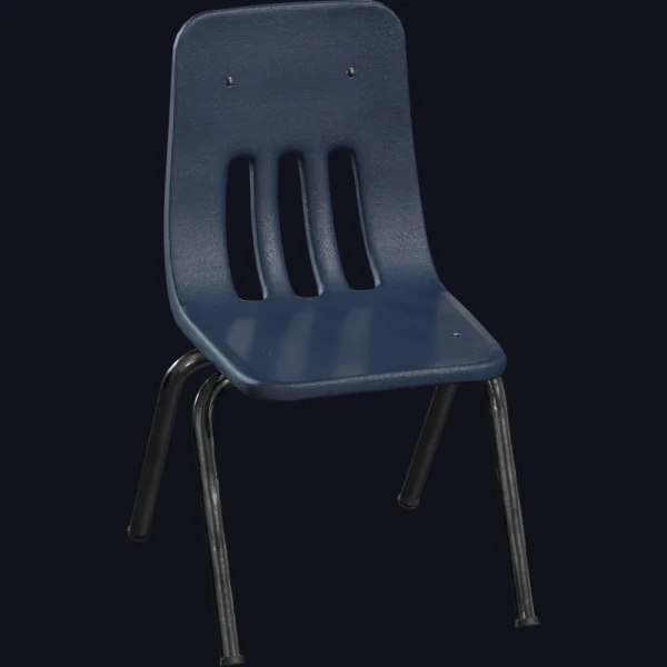 SchoolChair 01 - 3D Models - 3D model - from Poly Haven