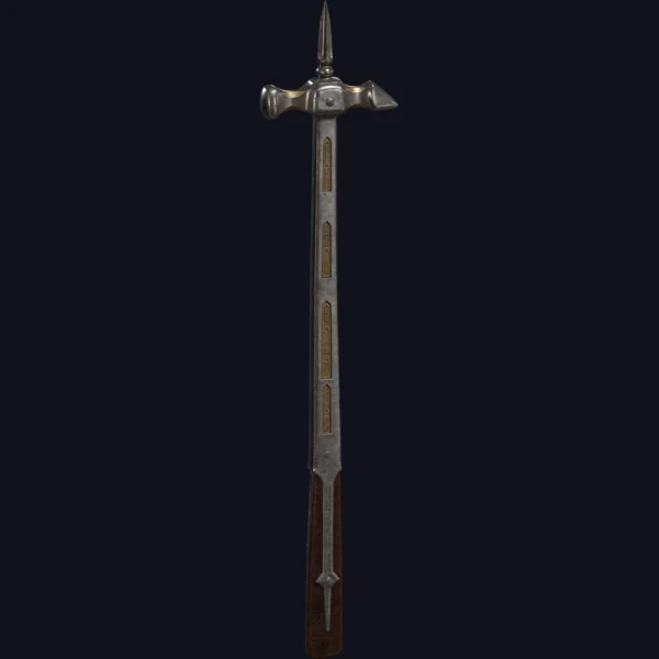 Ornate War Hammer - 3D Models - 3D model - from Poly Haven