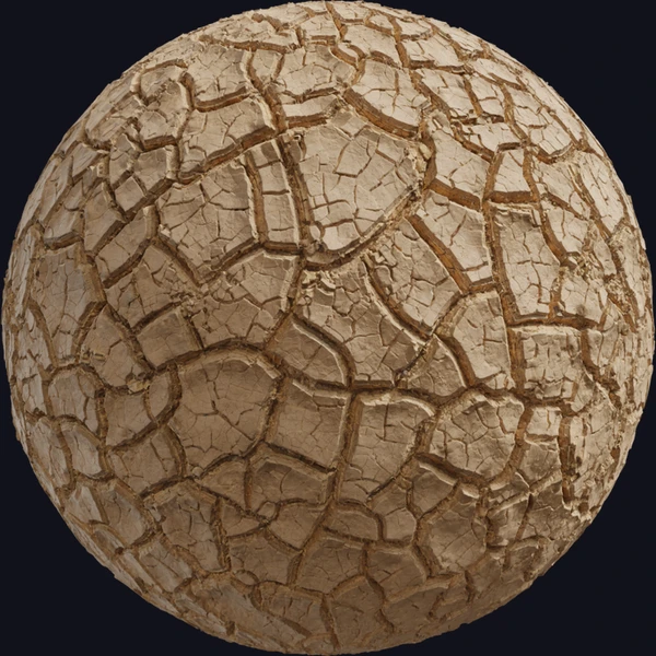 Mud Cracked Dry 03