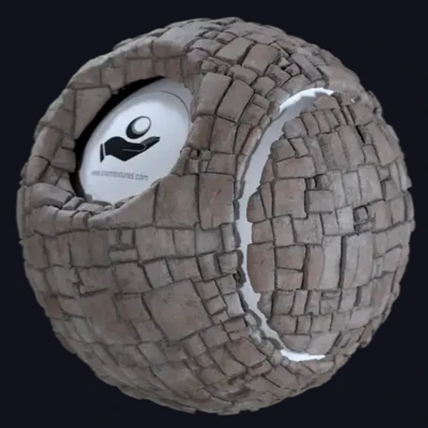 Stone Wall 23 - PBR texture - from Share Textures