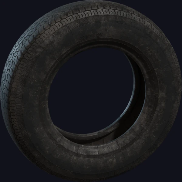 Old Tyre - 3D Models - 3D model - from Poly Haven