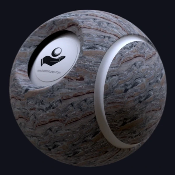 Caramel Grey Marble - Floor - PBR texture - from Share Textures