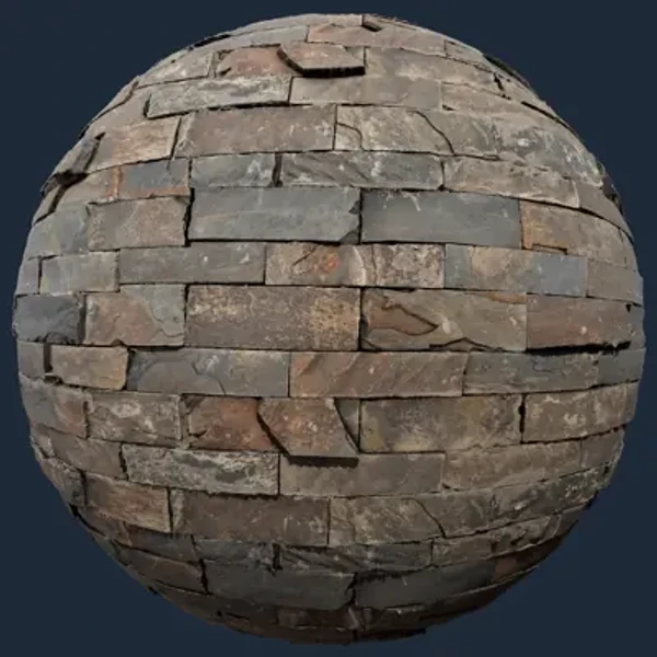 Stacked Stone Wall – Free Stone Wall PBR Texture