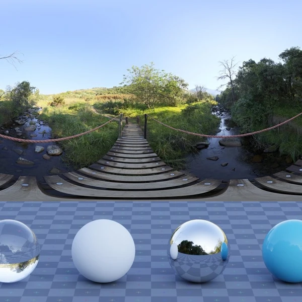 Wobbly Bridge - HDRI map - from Poly Haven