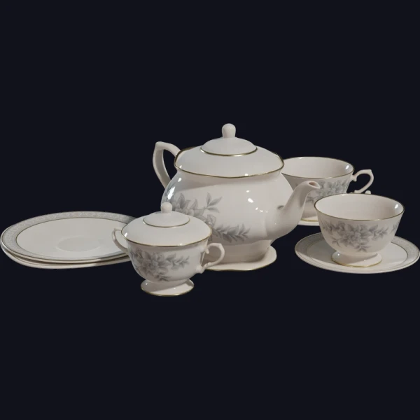 Tea Set 01 - 3D Models - 3D model - from Poly Haven