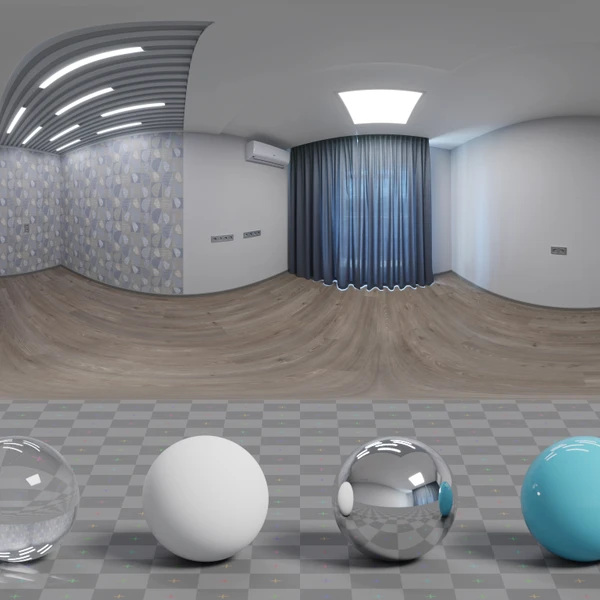 Small Empty Room 3 - HDRI map - from Poly Haven