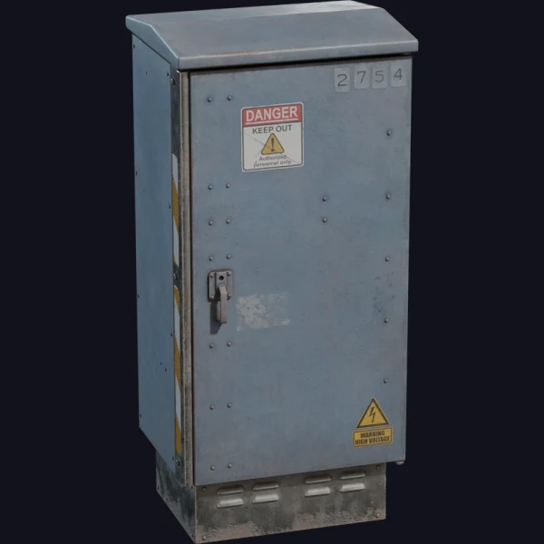 Utility Box 01 - 3D Models - 3D model - from Poly Haven