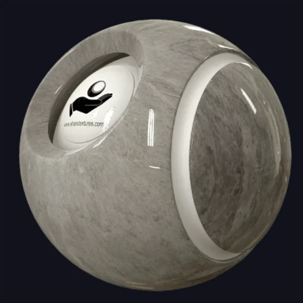 Silver Beige Marble - Floor - PBR texture - from Share Textures