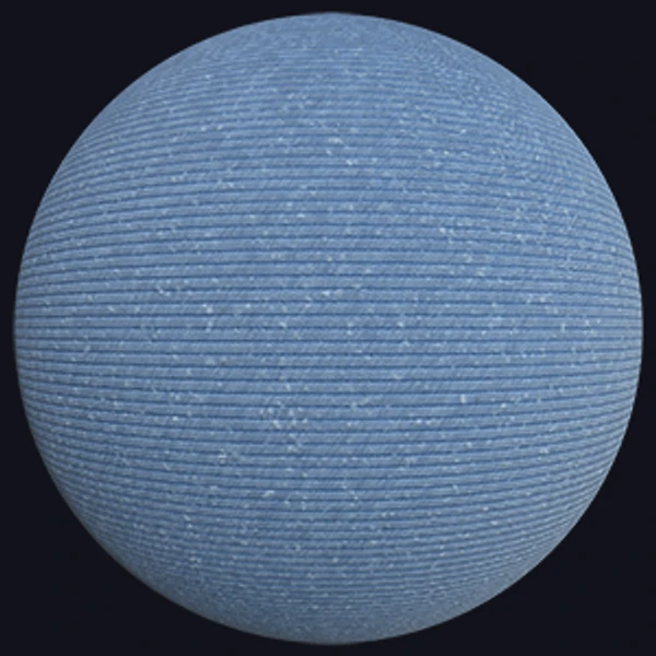 Blue Fabric Texture with Pilling (Fabric 0023)