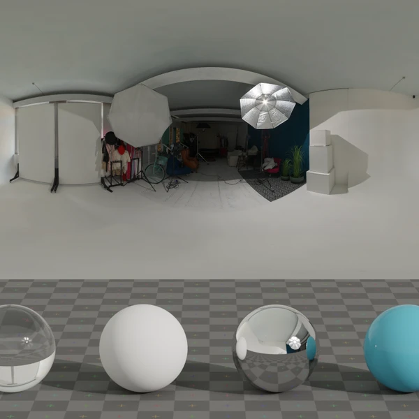 Cyclorama Hard Light - HDRI map - from Poly Haven