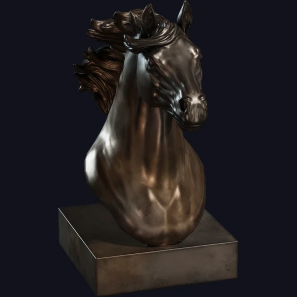 Horse Head - 3D Models - 3D model - from Poly Haven