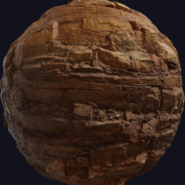 Cliff Side - Rock - PBR texture - from Poly Haven