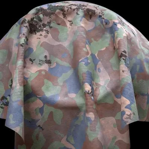 Camouflage 33 - Fabric - PBR texture - from Share Textures