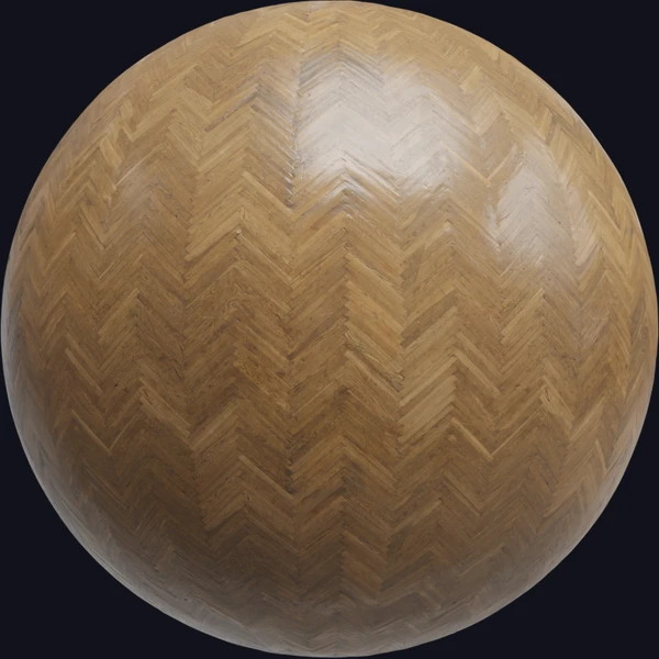Herringbone Parquet - Wood - PBR texture - from Poly Haven