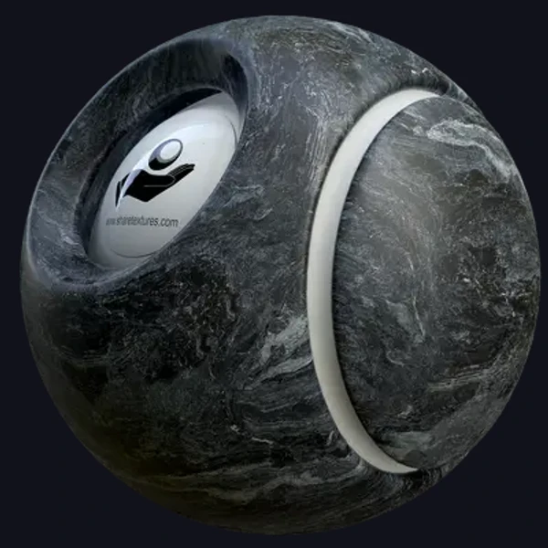 Corinth Black 1 - Floor - PBR texture - from Share Textures