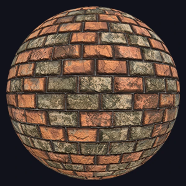 Red Brick Texture with Irregular Surface (Bricks 0002)