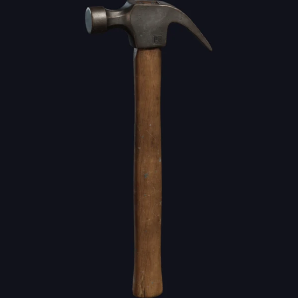 Wooden Hammer 01 - 3D Models - 3D model - from Poly Haven