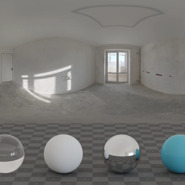 Unfinished Office - HDRI map - from Poly Haven