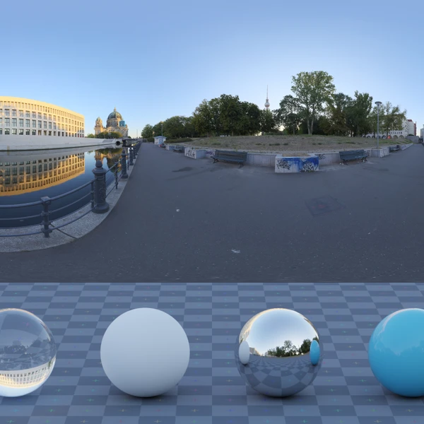 Spree Bank - HDRI map - from Poly Haven