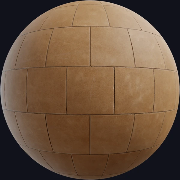 Patio Tiles - Floor - PBR texture - from Poly Haven