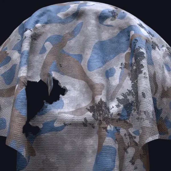 Camouflage 40 - Fabric - PBR texture - from Share Textures