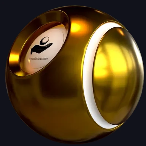 Gold - Metal - PBR texture - from Share Textures
