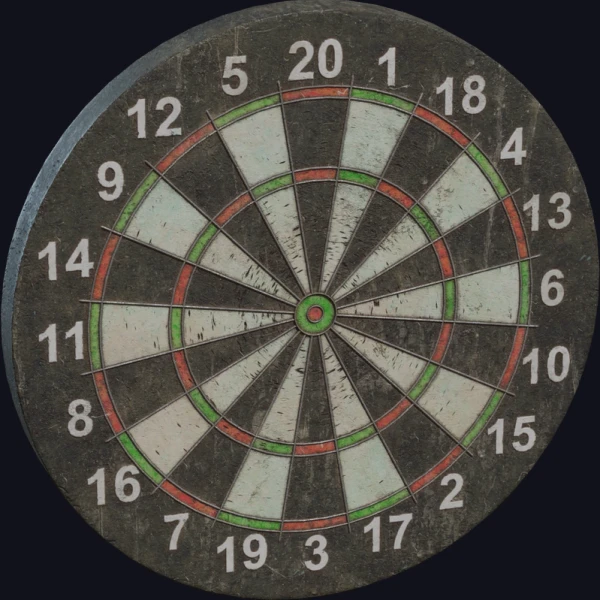 Dartboard - 3D Models - 3D model - from Poly Haven