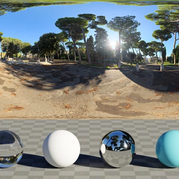 Piazza Martin Lutero - HDRI map - from Poly Haven