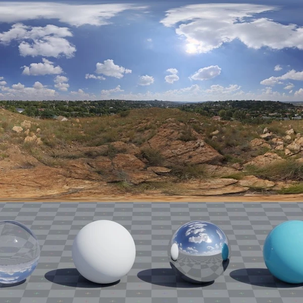 Kloofendal 48d Partly Cloudy - HDRI map - from Poly Haven