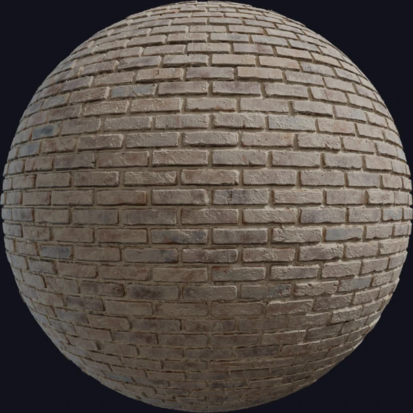 Whitewashed Brick - PBR texture - from Poly Haven