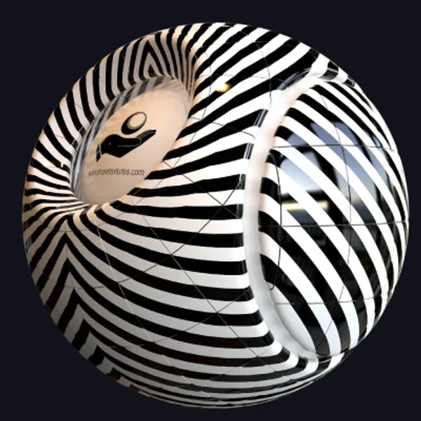 Black and White Decorative Tiling - Floor - PBR texture - from Share Textures