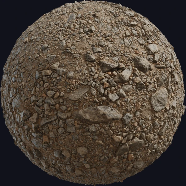 Rocky Trail - PBR texture - from Poly Haven