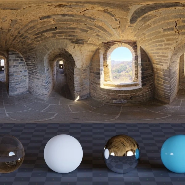 Mutianyu - HDRI map - from Poly Haven