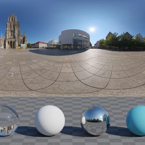 Ulmer Muenster - HDRI map - from Poly Haven