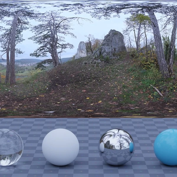 Blaubeuren Outskirts - HDRI map - from Poly Haven