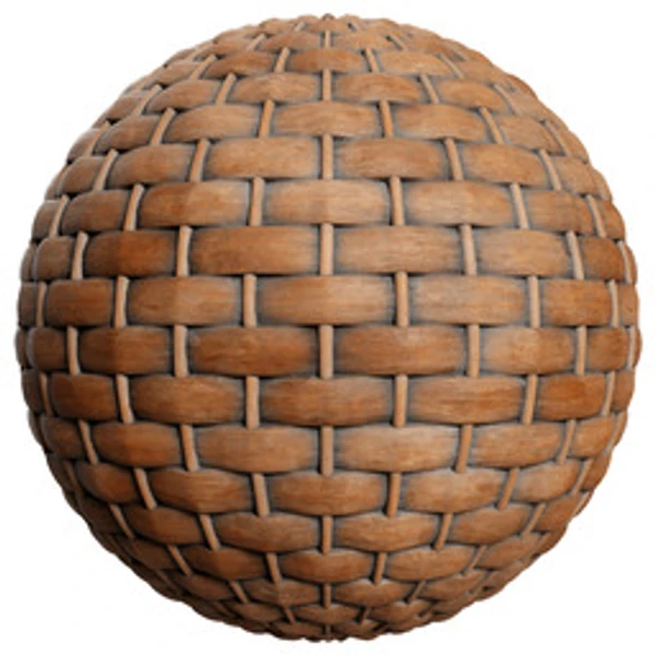 Wicker 009B - Wood - PBR texture - from ambientCG