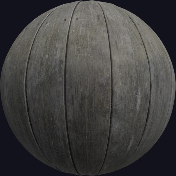 Wood Planks Grey - PBR texture - from Poly Haven