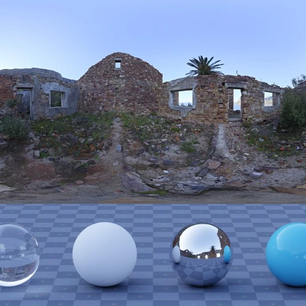 Roofless Ruins - HDRI map - from Poly Haven