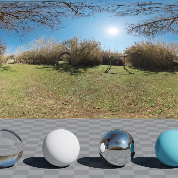 River Alcove - HDRI map - from Poly Haven