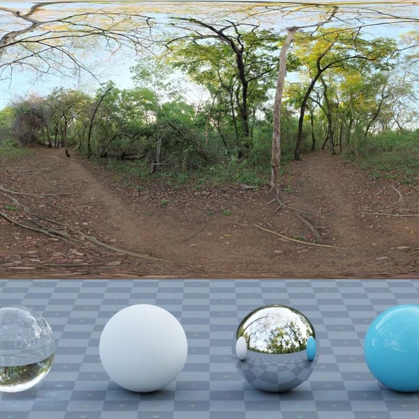 River Walk 2 - HDRI map - from Poly Haven