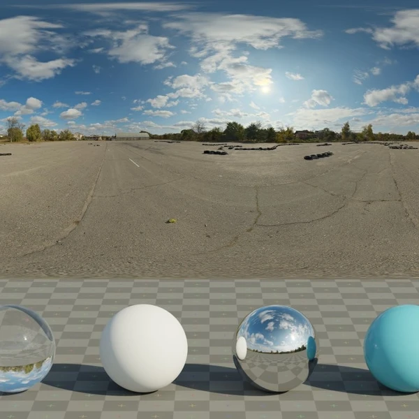 Driving School - HDRI map - from Poly Haven